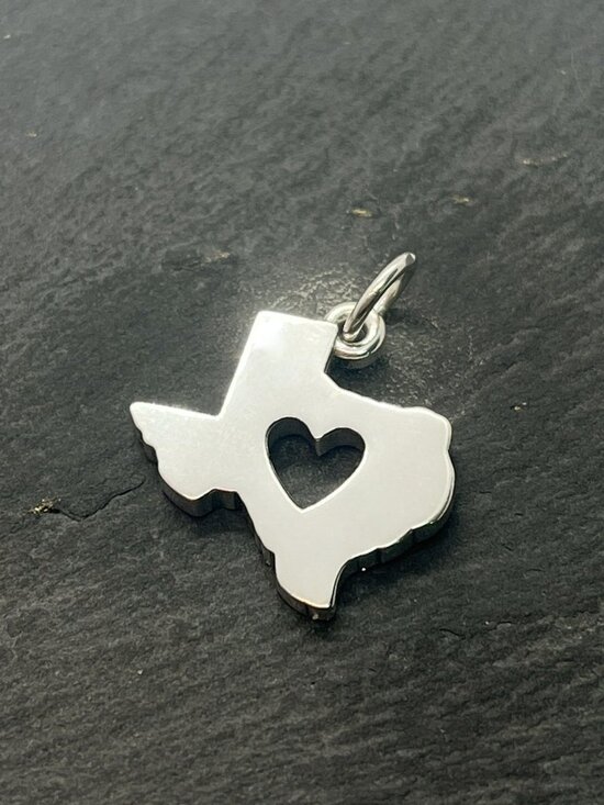 James Avery Jewelry - James Avery S925 Sterling Silver Texas State Heart Charm
